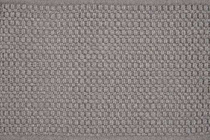 Custom & Wall to Wall Wherever Sisal (synthetic) Stone Lt. Grey - Grey Machine Made Rug