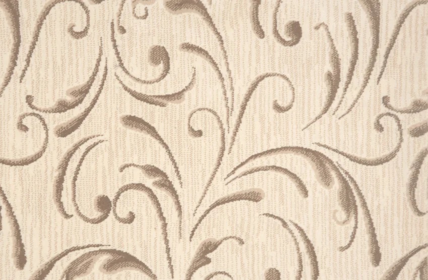 Custom & Wall to Wall Filigree Sandstorm Ivory - Beige Machine Made Rug