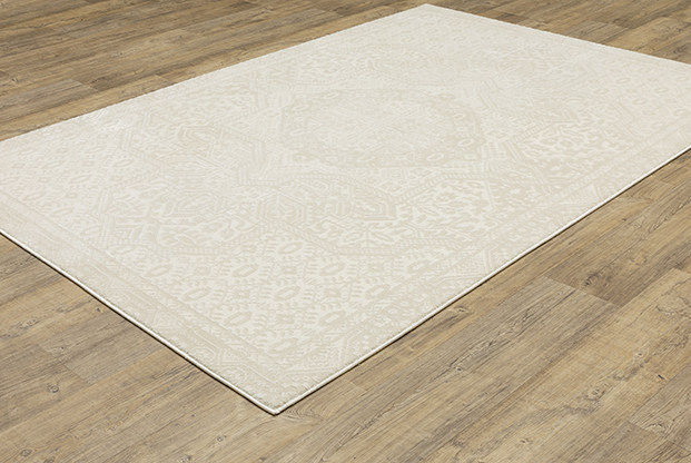 Traditional & Oriental Rugs Raylan RAY09 Ivory - Beige Machine Made Rug