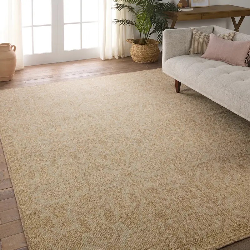 Oushak Rugs Onessa ONE09 Ivory - Beige & Camel - Taupe Hand Knotted Rug