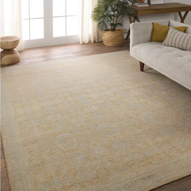 Oushak Rugs Onessa ONE03 Ivory - Beige & Lt. Grey - Grey Hand Knotted Rug