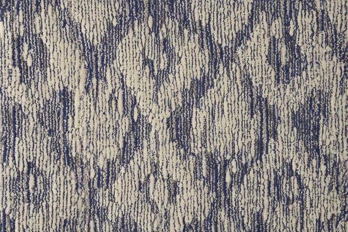 Custom & Wall to Wall Cupertino Blue Hills Medium Blue - Navy & Lt. Grey - Grey Machine Made Rug