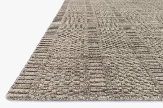 Casual & Solid Rugs Hadley HD-03 Stone Lt. Brown - Chocolate & Lt. Grey - Grey Hand Loomed Rug