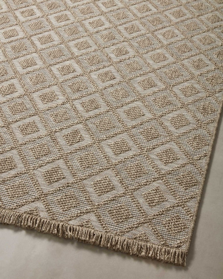 Outdoor Rugs Dawn Daw-07 Natural Lt. Brown - Chocolate & Camel - Taupe Machine Made Rug