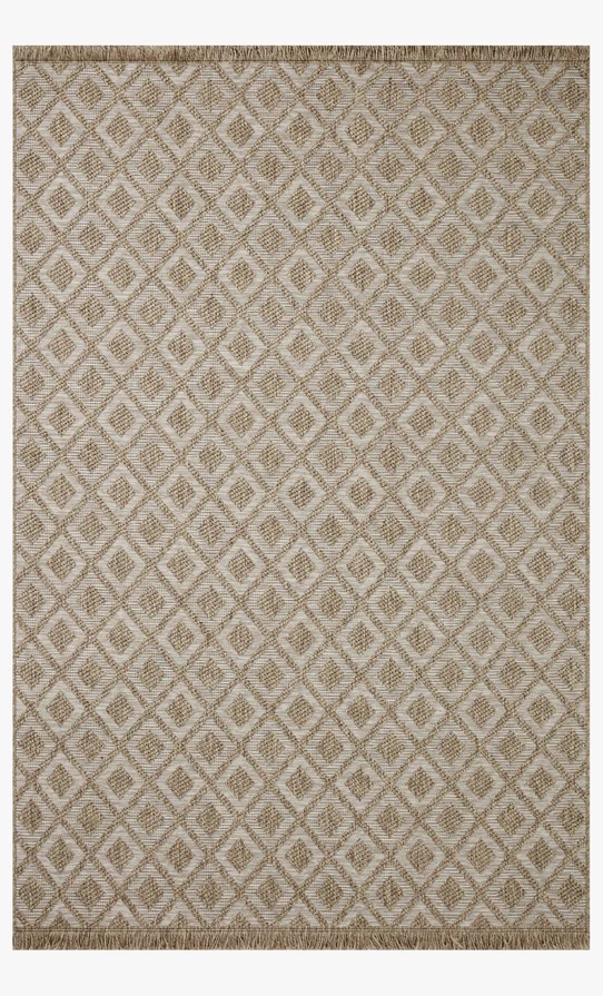 Outdoor Rugs Dawn Daw-07 Natural Lt. Brown - Chocolate & Camel - Taupe Machine Made Rug