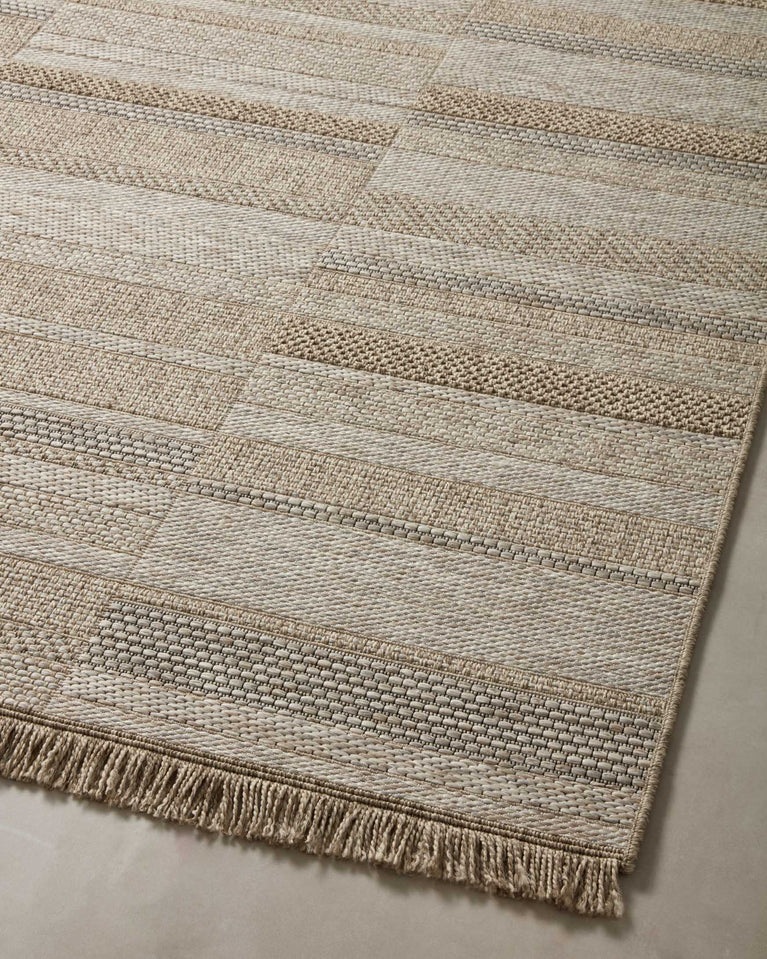 Outdoor Rugs Dawn Daw-03 Lt. Brown - Chocolate & Camel - Taupe Machine Made Rug