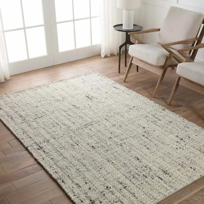 Casual & Solid Rugs Cambridge CMB05 Ivory - Beige & Medium Blue - Navy Hand Woven Rug