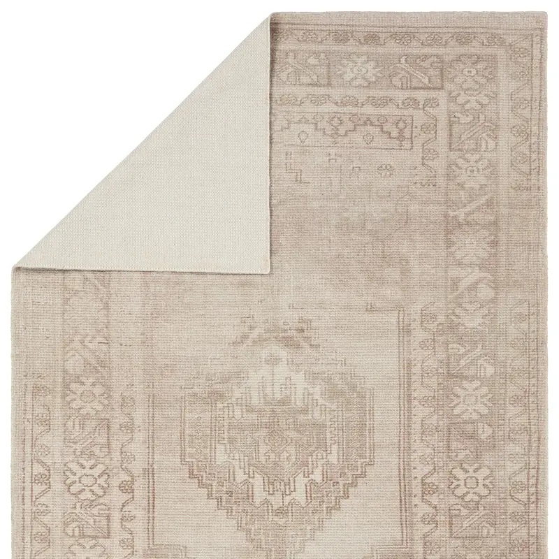 Antique Style Rugs Theo THO03 Ivory - Beige Hand Woven Rug