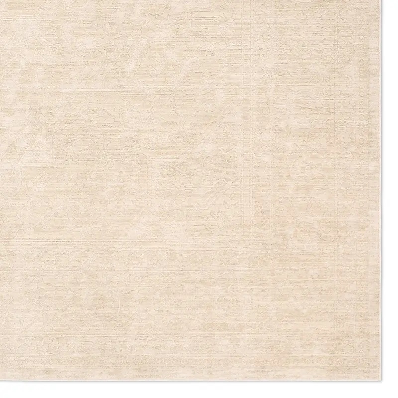 Casual Rugs & Solid Rugs Serenita SRE01 Ivory - Beige Machine Made Rug