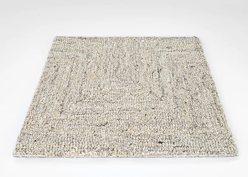 Custom & Wall to Wall Rugs A-Mazing 3968/0002 Beige Ivory - Beige Machine Made Rug