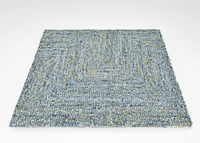 Custom & Wall to Wall Rugs A-Mazing 3968/0004 Sky Medium Blue - Navy Machine Made Rug