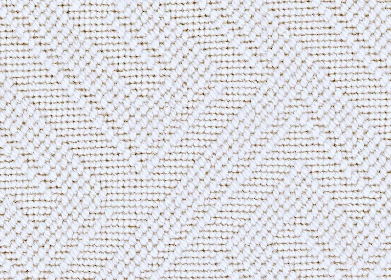 Custom & Wall to Wall Rugs Wilton White Collection 6013/0005 Fret White Ivory - Beige Machine Made Rug