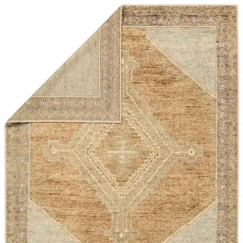 Oushak Rugs Sarmak SMK01 Rust - Orange & Ivory - Beige Hand Knotted Rug