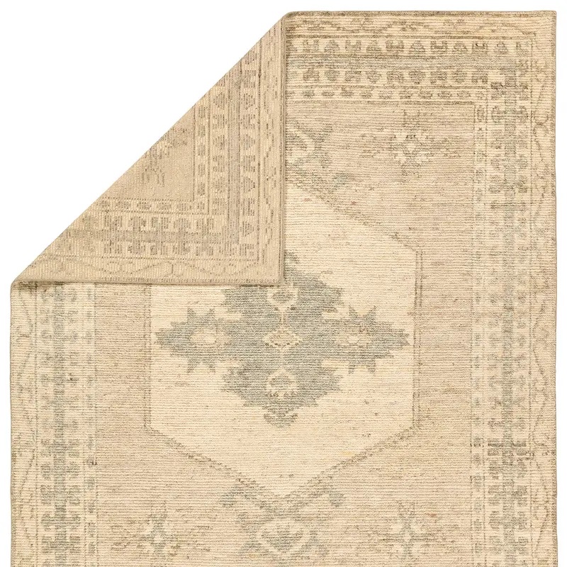 Oushak Rugs Sarmak SMK02 Ivory - Beige Hand Knotted Rug