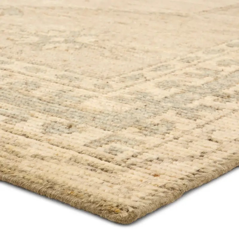 Oushak Rugs Sarmak SMK02 Ivory - Beige Hand Knotted Rug