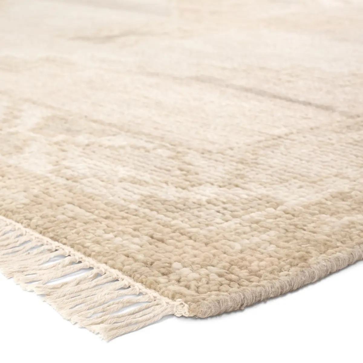 Oushak Rugs Sevak SEV06 Ivory - Beige & Camel - Taupe Hand Knotted Rug