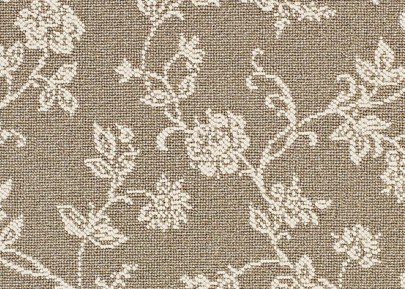 Custom & Wall to Wall Rugs Coral Gables 6330/0001 Tobacco Lt. Brown - Chocolate & Ivory - Beige Machine Made Rug