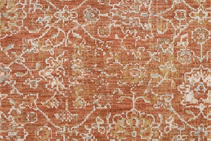 Custom & Wall to Wall Rugs Infinite Tradition IFT57 Brick Red - Burgundy & Rust - Orange Machine Made Rug