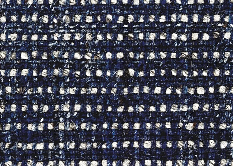 Custom & Wall to Wall Rugs Cottage Weave 6002/0005 Lapis Medium Blue - Navy Machine Made Rug