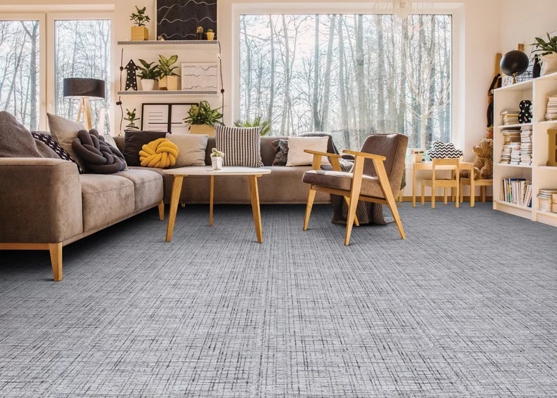 Custom & Wall to Wall Rugs Creekside 8610/0003 Granite Lt. Grey - Grey & Camel - Taupe Machine Made Rug