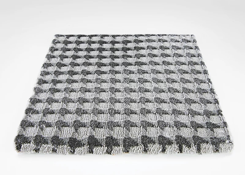 Custom & Wall to Wall Rugs Eastside CBS9/0003 Onyx Lt. Grey - Grey & Black - Charcoal Machine Made Rug