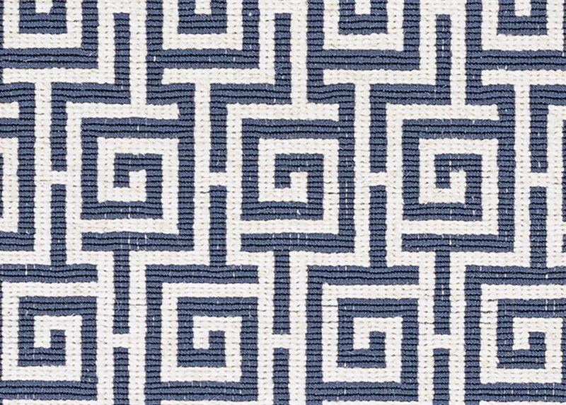 Custom & Wall to Wall Rugs Emerald Isle 6189/0002 Blue Medium Blue - Navy & Ivory - Beige Machine Made Rug