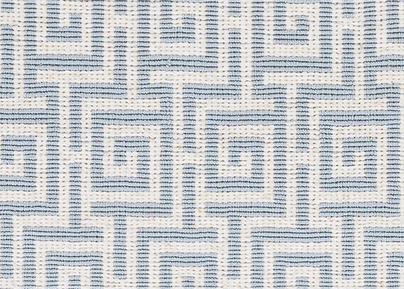 Custom & Wall to Wall Rugs Emerald Isle 6189/0004 Aqua Ivory - Beige & Lt. Blue - Blue Machine Made Rug